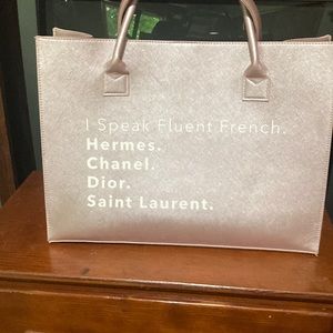 LA Trading company Vegan leather tote